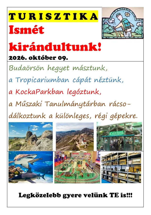 Turisztika - Ismét kirándultunk!